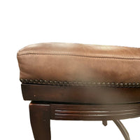 22 Inch Antique High Back Swivel Chair