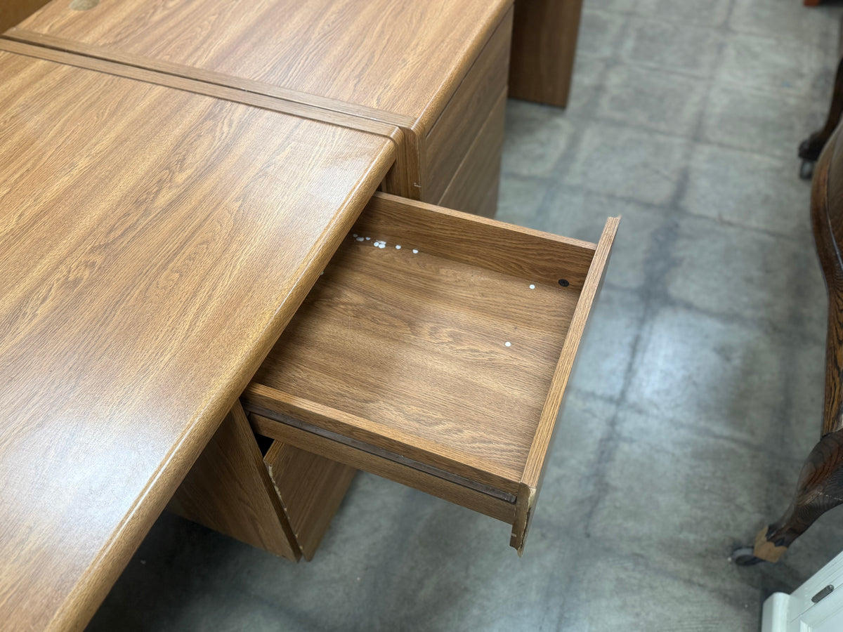 Light Wooden Brown Office Desk