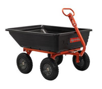 Agri-Fab 4-Wheel Poly Convertible Pull/Tow Garden Dump Cart