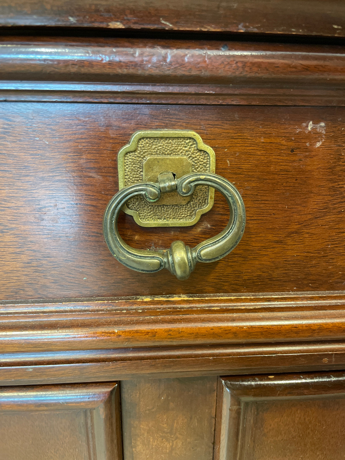 Henredon Dark Brown Wood Sideboard