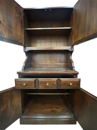 Dario Dark Wood Hutch