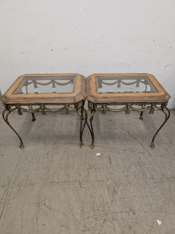 Vintage Louis XVI End Tables - Set Of 2
