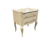 24-INCH FRENCH PROVINCIAL NIGHT STAND WITH 2 DRAWERS