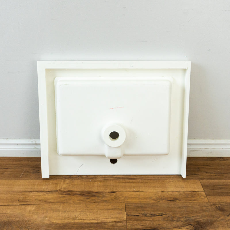 24-inch x 21-inch Sink in White