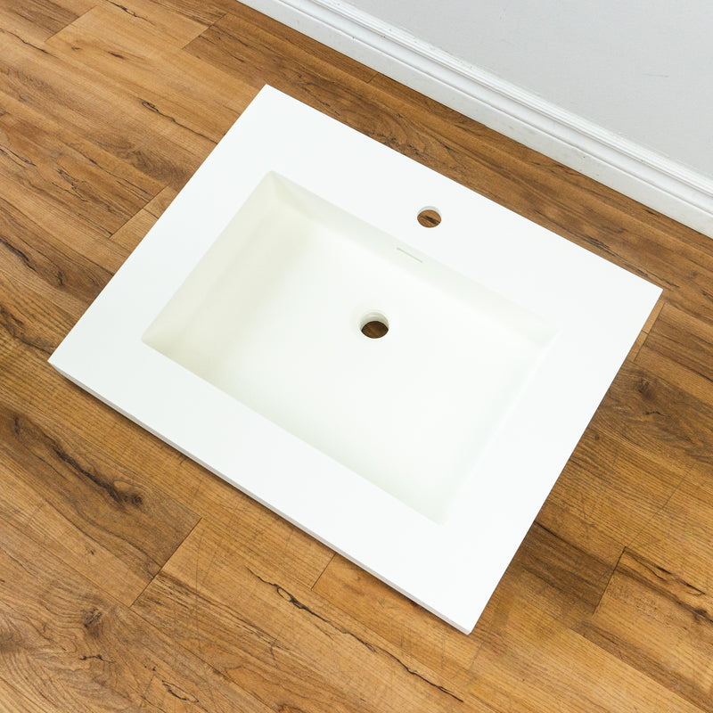 24-inch x 21-inch Sink in White