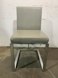 Elegant Light Grey Dining Chair