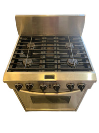 30" KitchenAid Pro-Style Dual-Fuel Range Gas cooktop and Electric Oven