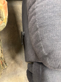 Dark Grey Fabric Recliner Rocker