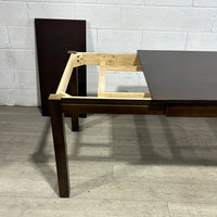 Espresso Brown Dining Table