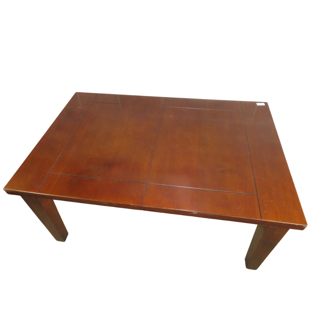 64"W Wooden Dining Table