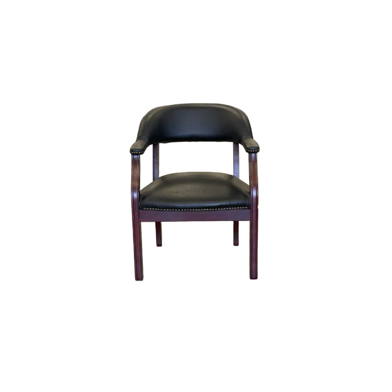 25.5-Inch Black Office Star Traditional Guess Chair