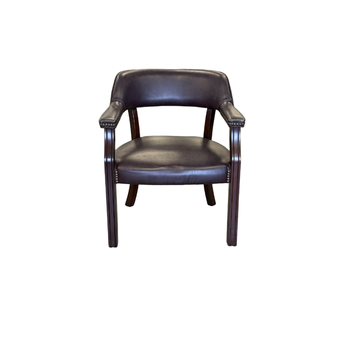 25.5-Inch Cherry Red Office Star Traditional Guess Chair