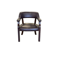 25.5-Inch Cherry Red Office Star Traditional Guess Chair