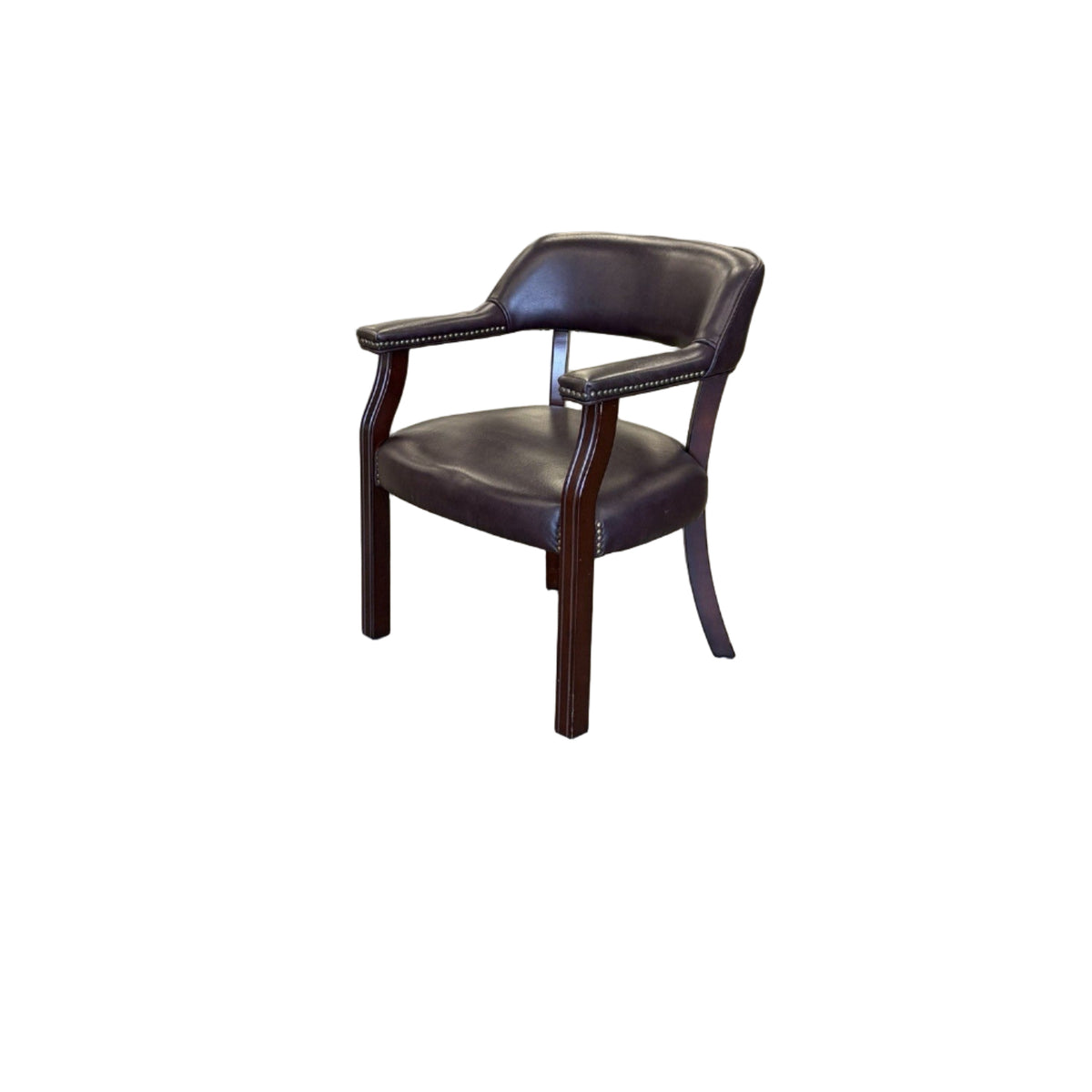 25.5-Inch Cherry Red Office Star Traditional Guess Chair