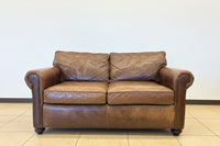Original Lancaster Leather 2-Cushion Sofa (Small)