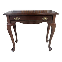Queen Anne-Style Mahogany Console Table