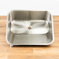 25 3/8-inch Stainless Steel Laundry Sink