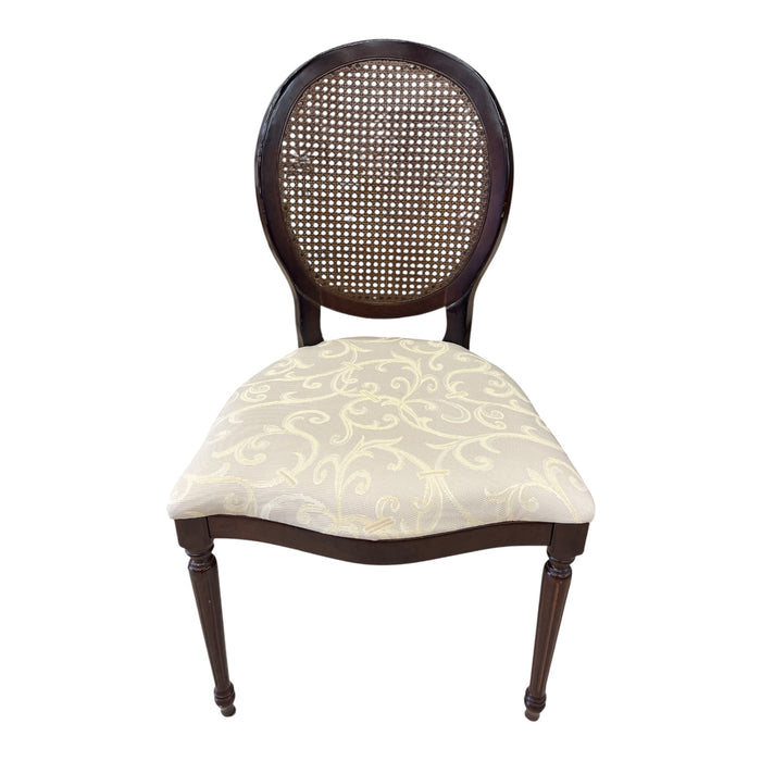 Bombay Cane-Back Accent Chair