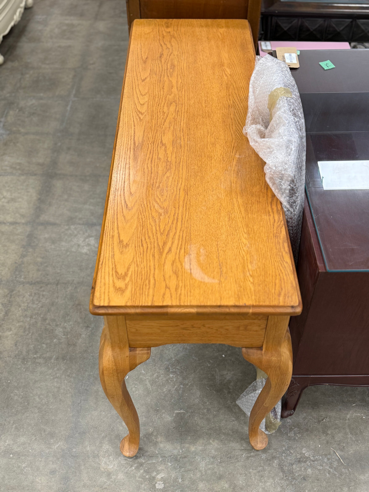 Honey Brown Hallway Table