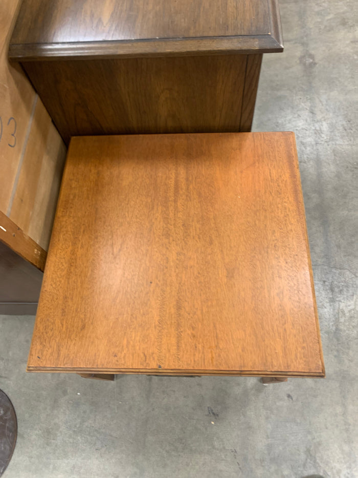 Wooden Side Table With Single Drawer