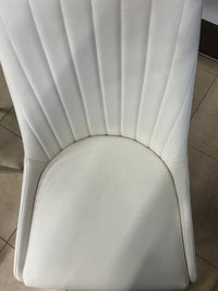 Alitia White Accent Chair
