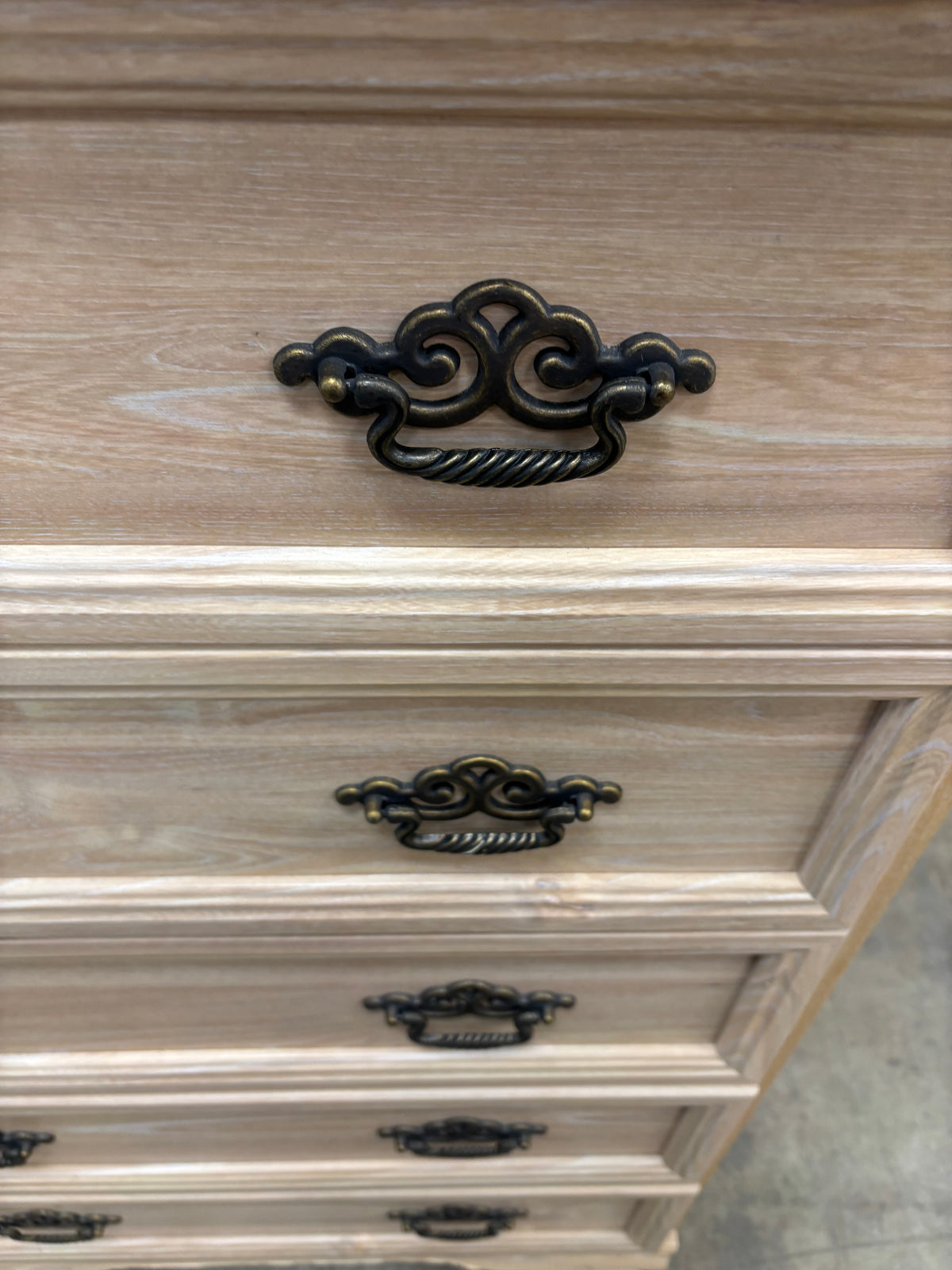 Light Wood Tallboy Dresser