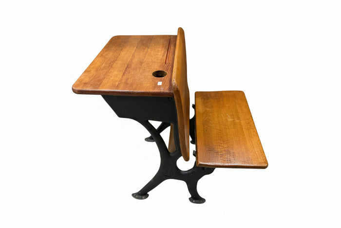 Vintage Collectible Antique School Desk
