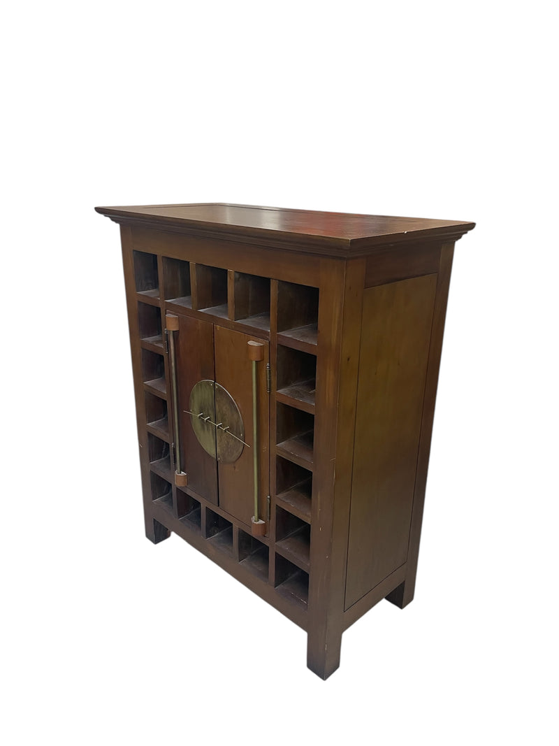 Solid Wood Wine Storage Cabinet