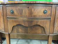 Antique Serpentine  Sideboard