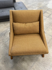 Light Brown Boomerang Styled Chair