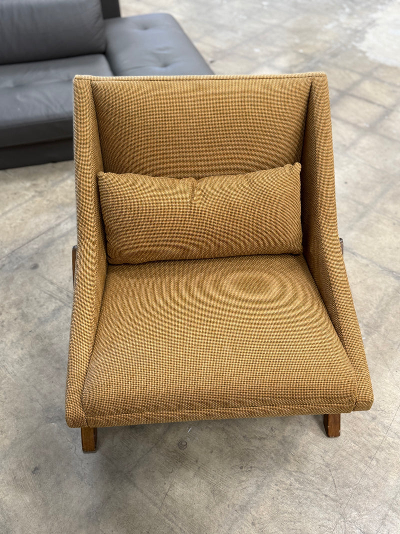 Light Brown Boomerang Styled Chair