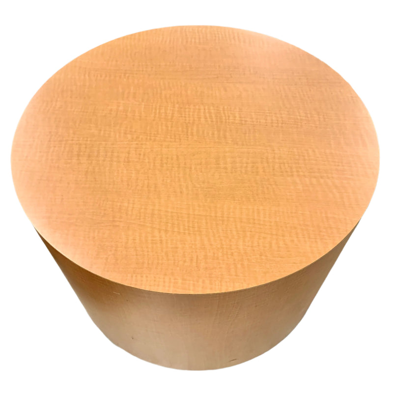 25-Inch Diameter Round Wood Coffee Table