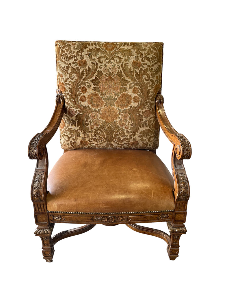 Upholstered Patterned Armchair