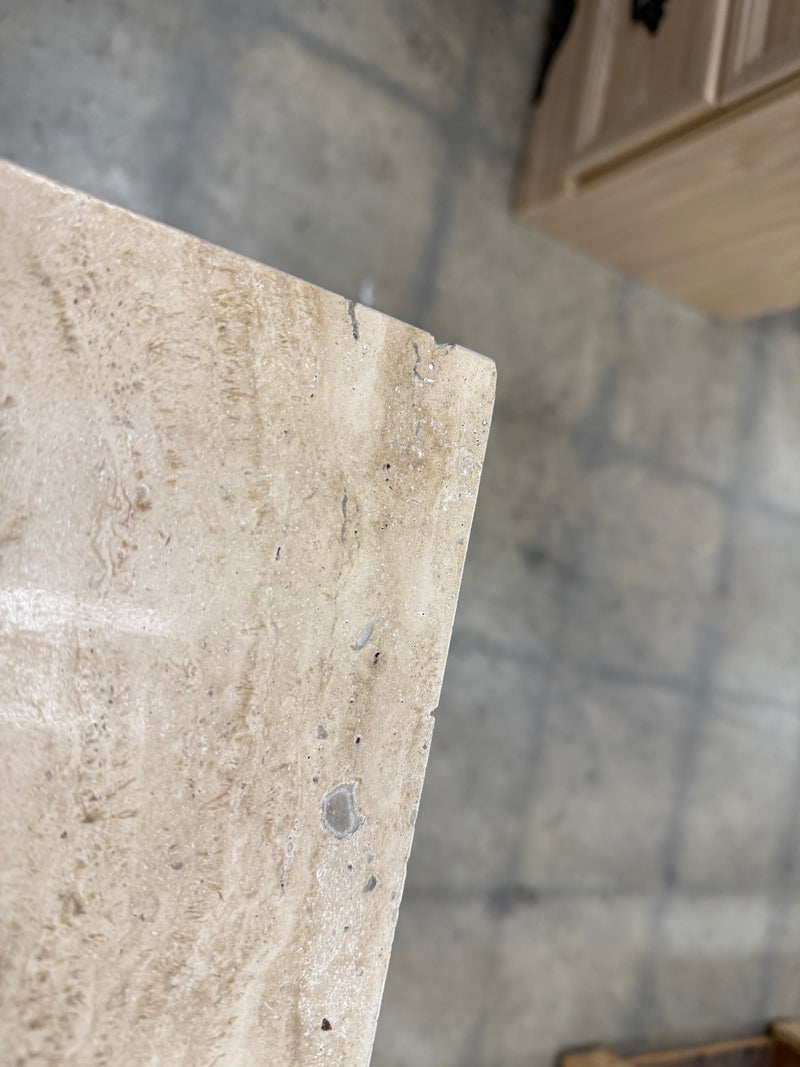 Modern Transitional Marble Stone Side Table