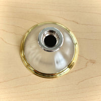 5-Piece Tub Filler Trim Set with Sleek Spout, Chrome & Brass – TKL805F-CHBB