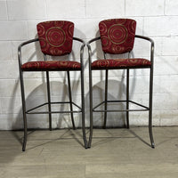 Kotor Burgundy Bar Stools