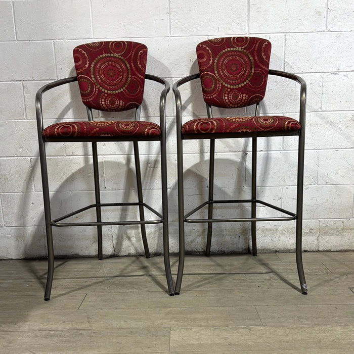 Kotor Burgundy Bar Stools