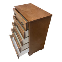 Traditional Brown Tall Boy Dresser