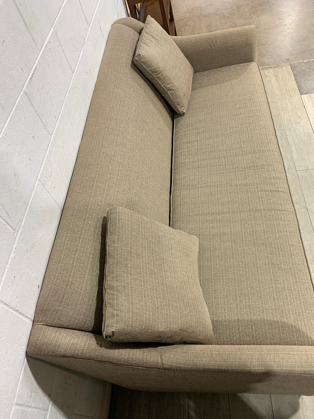 Grey Upholstered Sofa