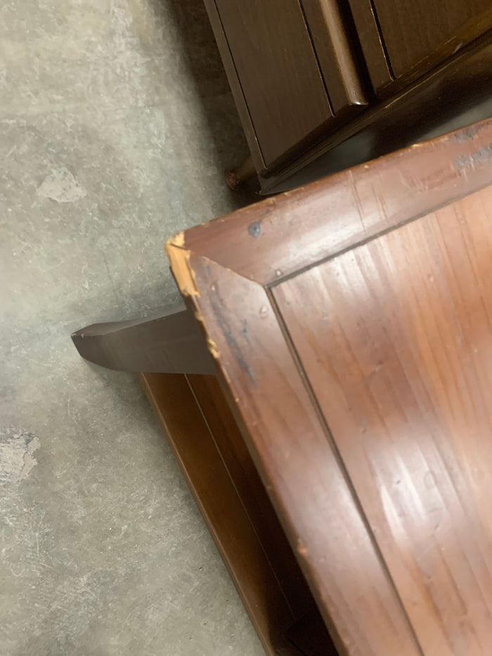 Coffee Table With Satin Nickel Knobs