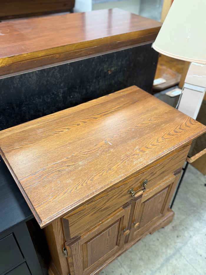 Medium Sized Honey Brown Nightstand