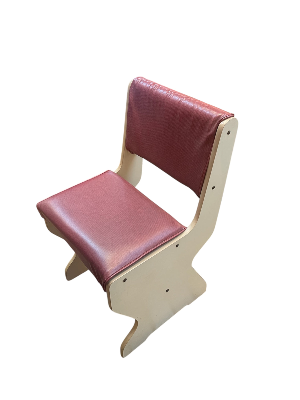 Vinyl Wood Chair