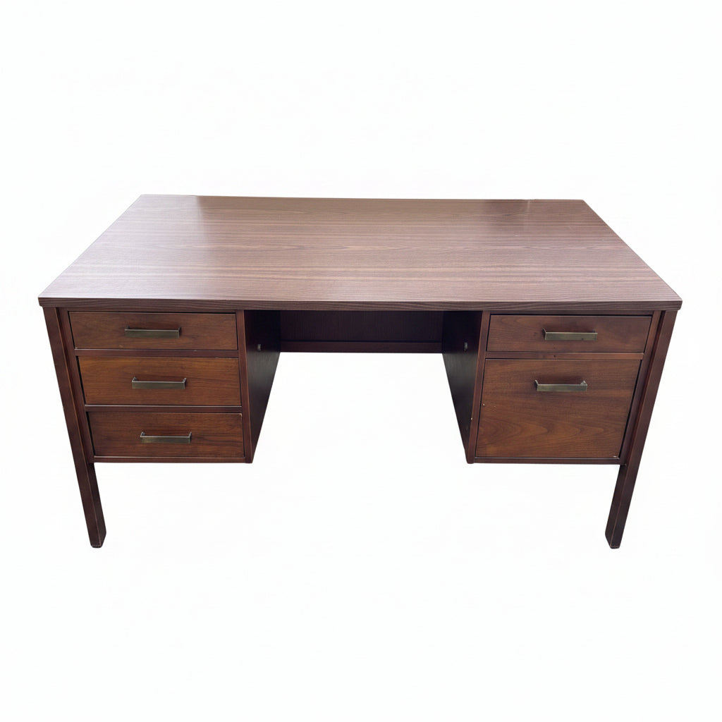 Mid Century Modern Wooden Desk
