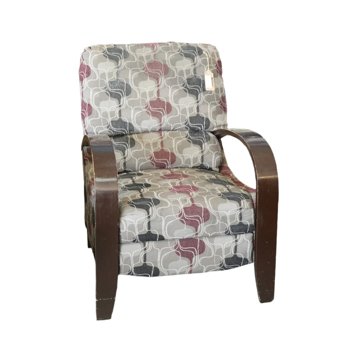 28-inch Multicolor Fabric Upholstered Recliner