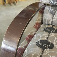 28-inch Multicolor Fabric Upholstered Recliner