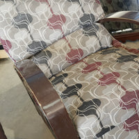 28-inch Multicolor Fabric Upholstered Recliner