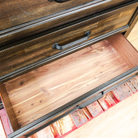 Johnny 40-inch 5-Drawer Chest in Smokey Walnut