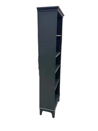 Tall Dark Blue-Green Bookshelf