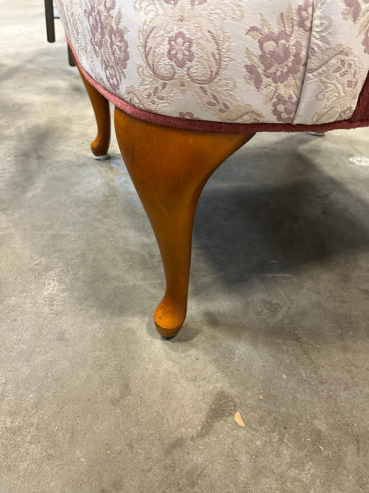 26" Floral Wing Back Chair