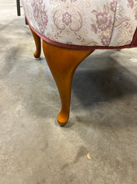 26" Floral Wing Back Chair